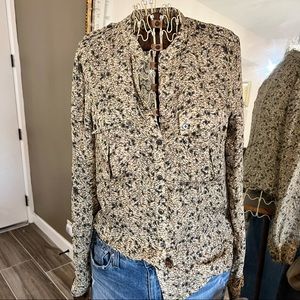 Elizabeth & James Silk Button Down Blouse